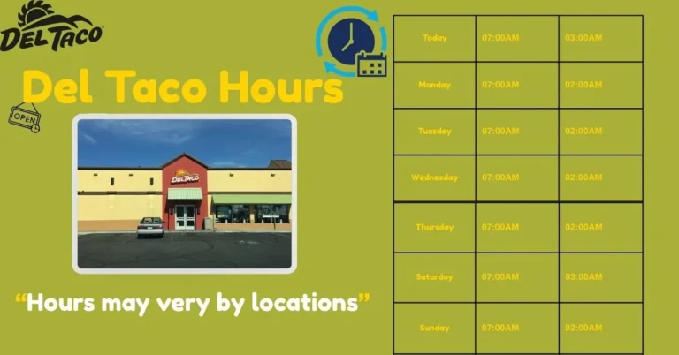 Del Taco Hours